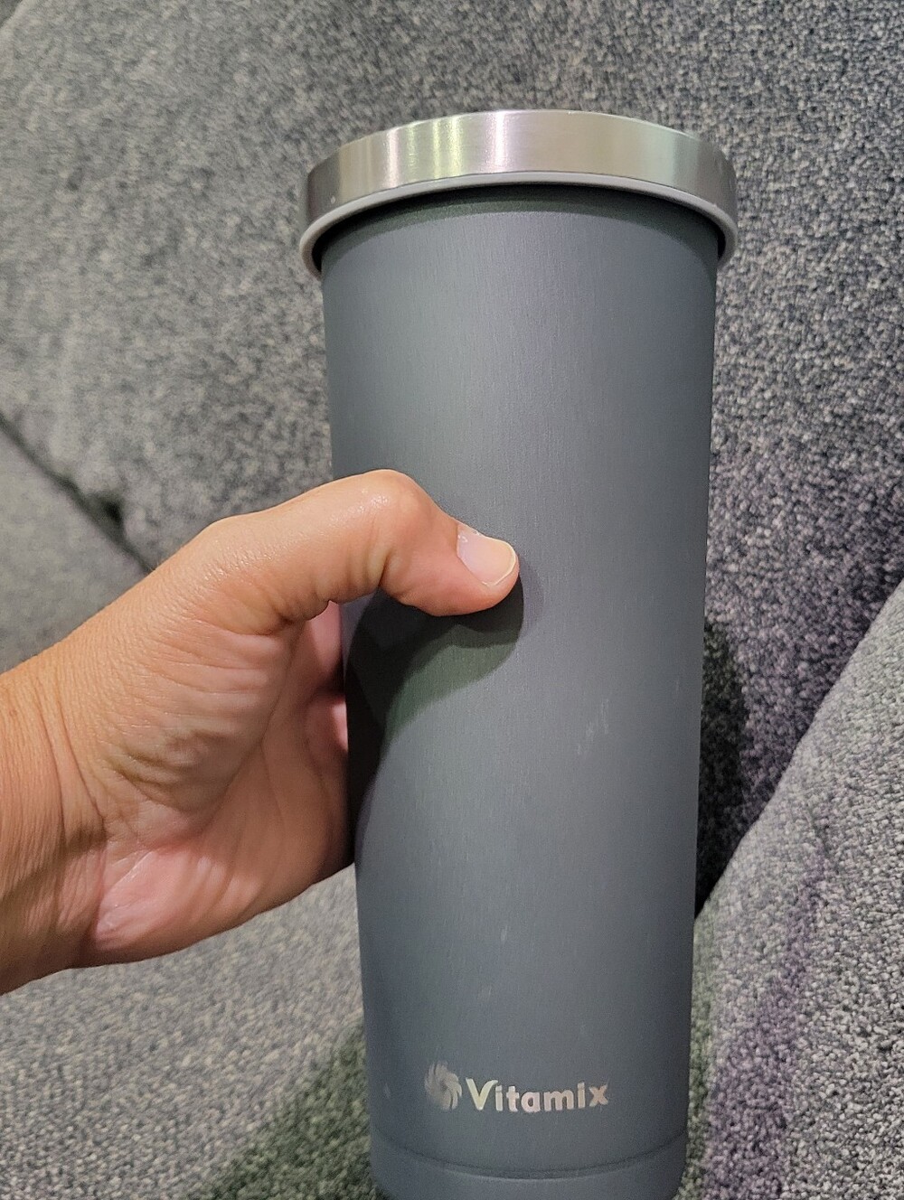 Vitamix Double Wall Insulated Stainless Steel Tumbler no Straw no scratches 24oz